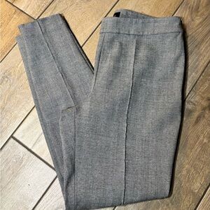 Talbots High Waist Skinny Ankle Gray Dress Pant, size:8